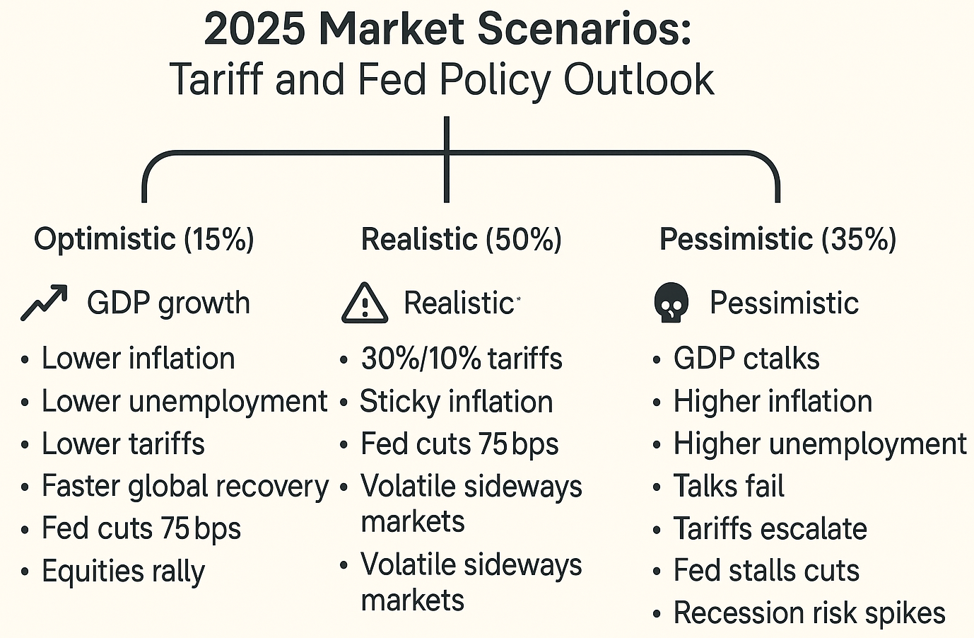 2025 Market Scenarios: Tariff and Fed Policy Outlook